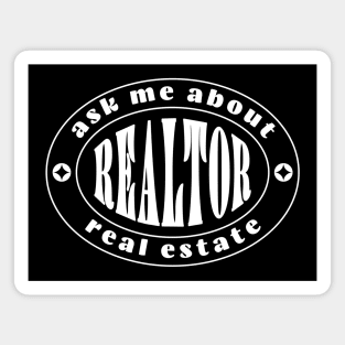 Real Estate clothing, real estate agent, selling sunset, real estate shirt, gift for broker, broker shirt, real estate branding, real estate t-shirt, funny real estate, real estate gift, gift for agent Magnet